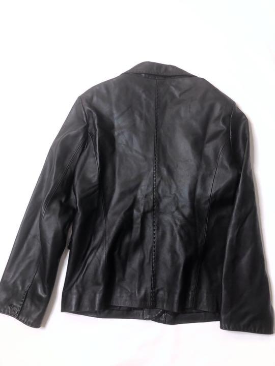 BALMAIN オールド ヴィンテージ VuMdA-m60730587276 レザー テーラードジャケット 好評お得