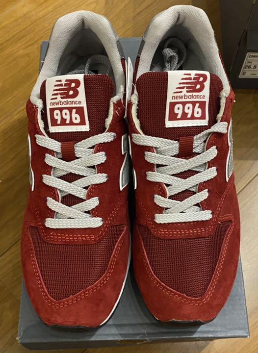 【新品】25.0cm NEW BALANCE　CM996BR レッド 赤