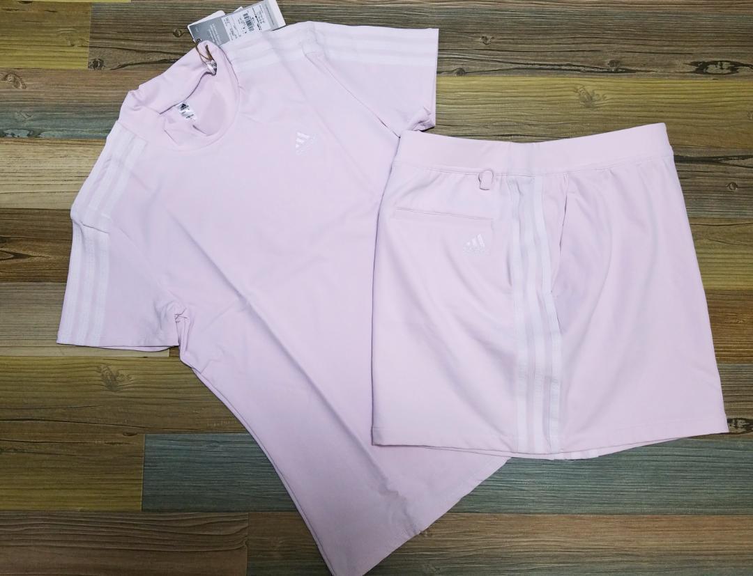 ♥️新品⭐アディダス 上下セット モックシャツ＆インナー付スカート