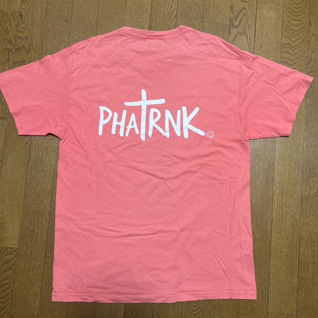 PHATRNK ピンクロゴ ロンT phatrnk ファットランク Tシャツ 長袖 ピンク バックロゴ ワン