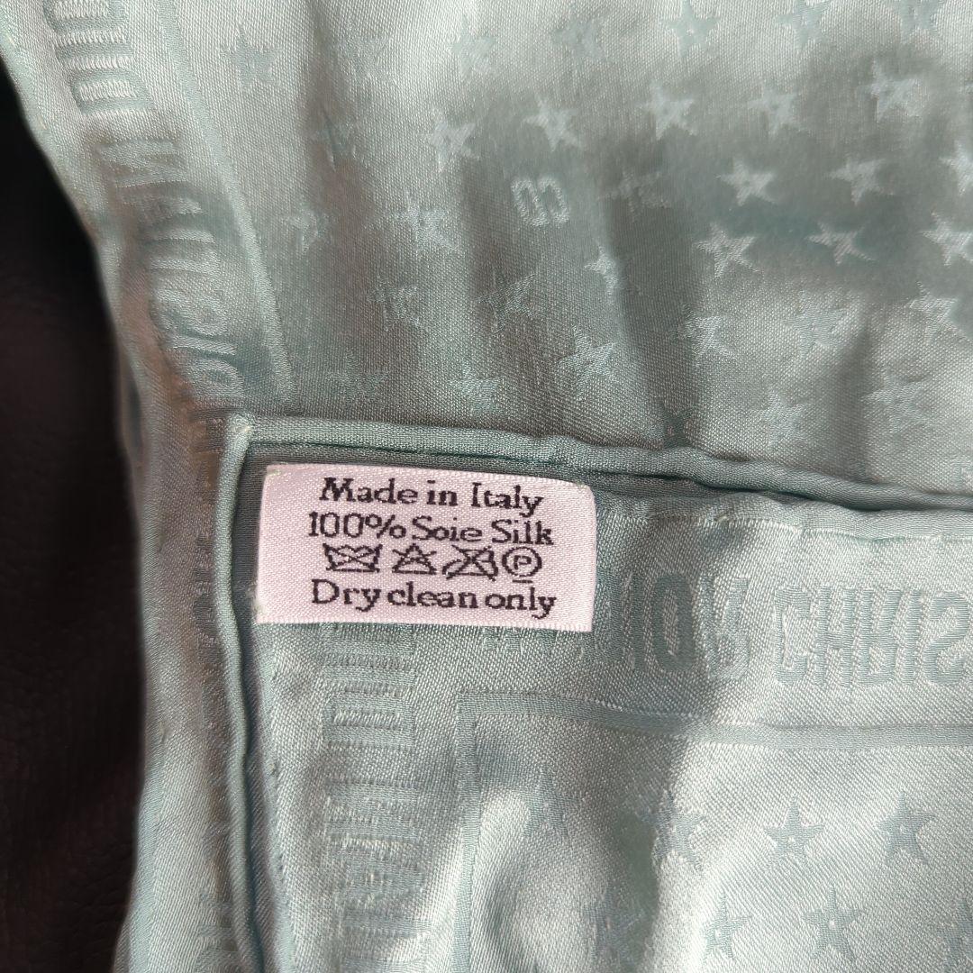 Dior 100%シルク ショール スカーフ 箱付 ミントグリーン スター Dior 100%シルク ショール スカーフ 箱付 ミントグリーン スター
