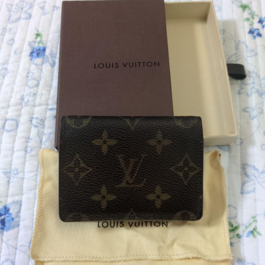 Louis Vuitton 名刺入れ モノグラム ブラウン ルイ・ヴィトン 名刺入れ ブラウン モノグラム - メルカリ