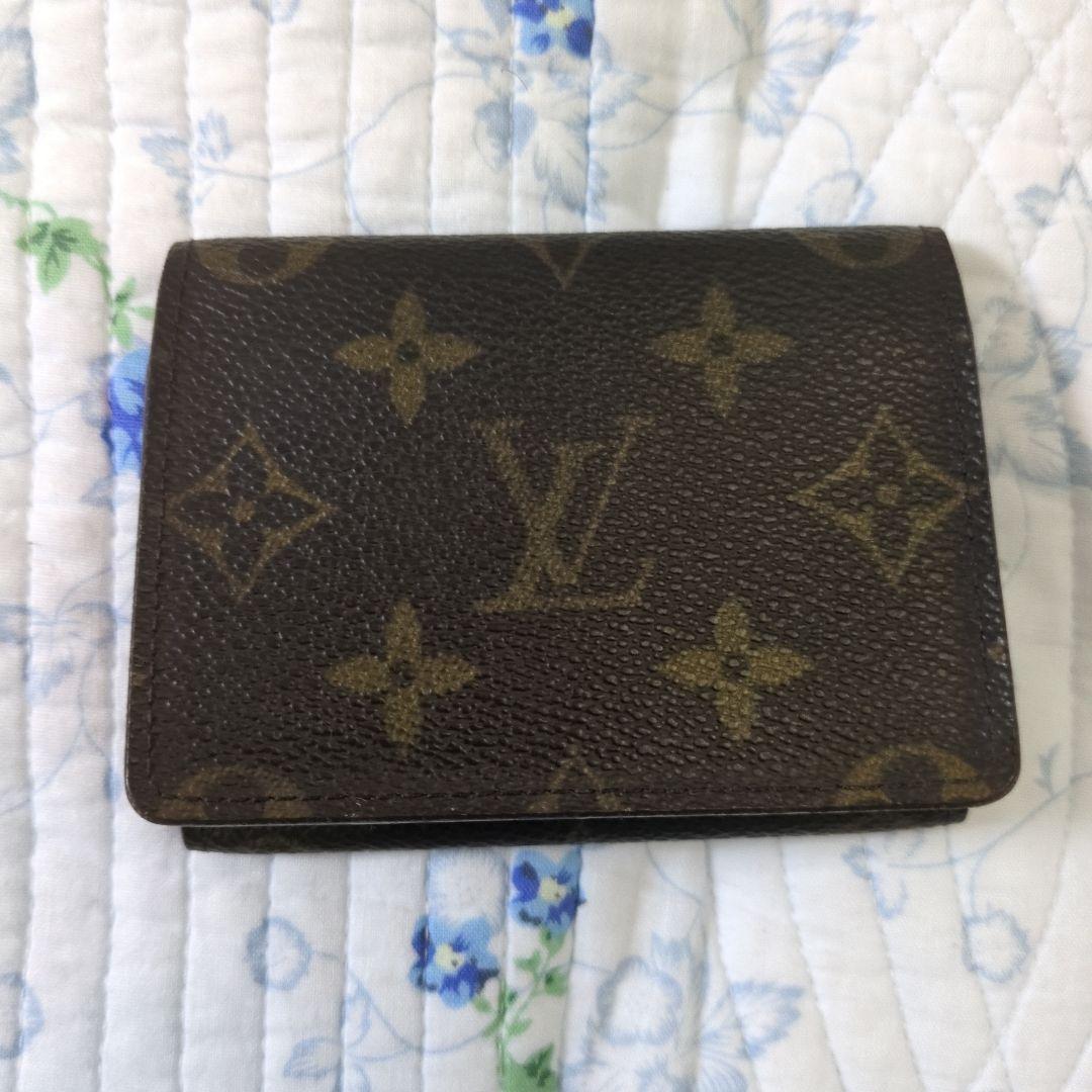 Louis Vuitton 名刺入れ ブラウン レザー LOUIS VUITTON 名刺入れ ブラウン - メルカリ