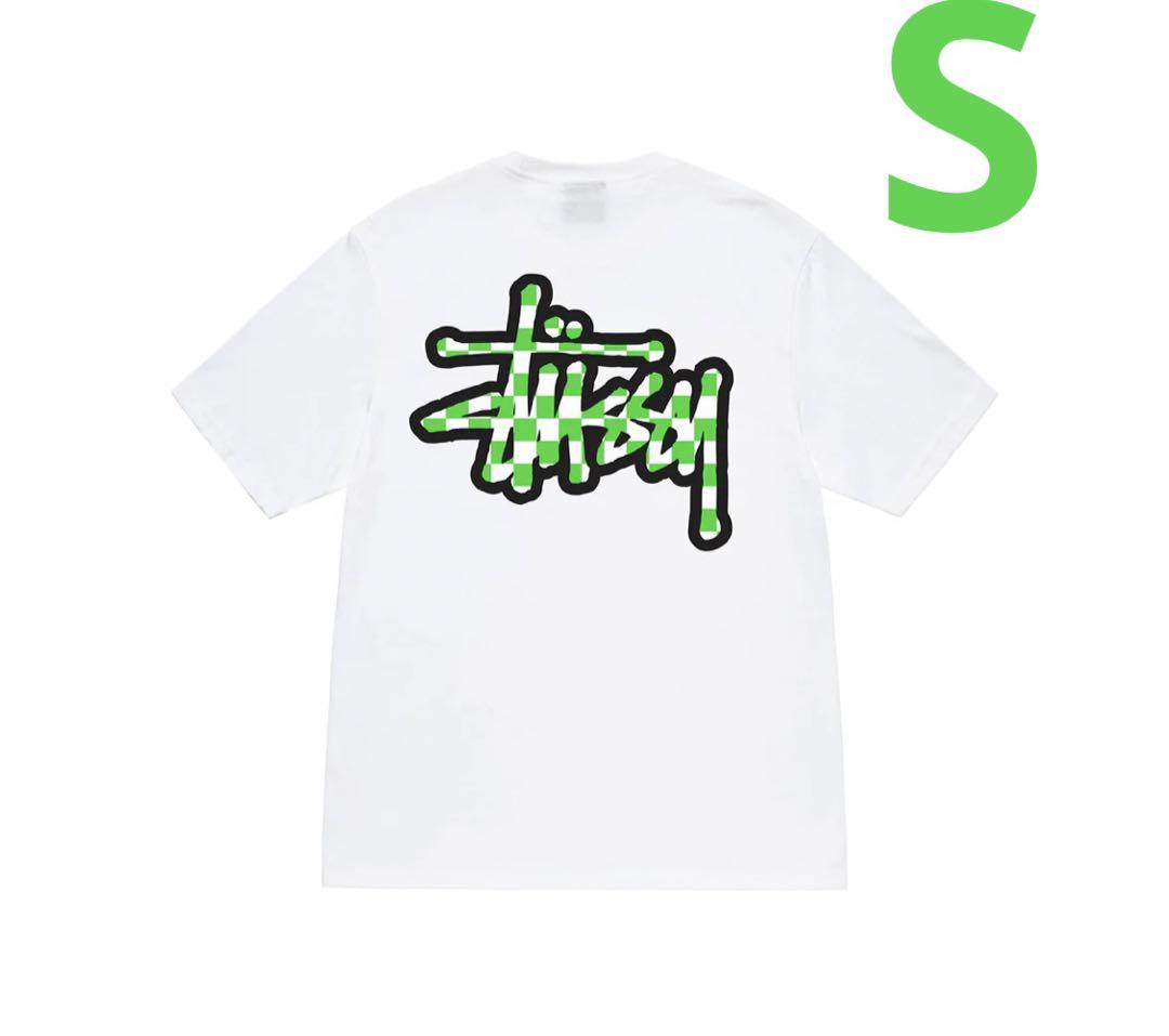 STUSSY CHECKER STOCK TEE ステューシー