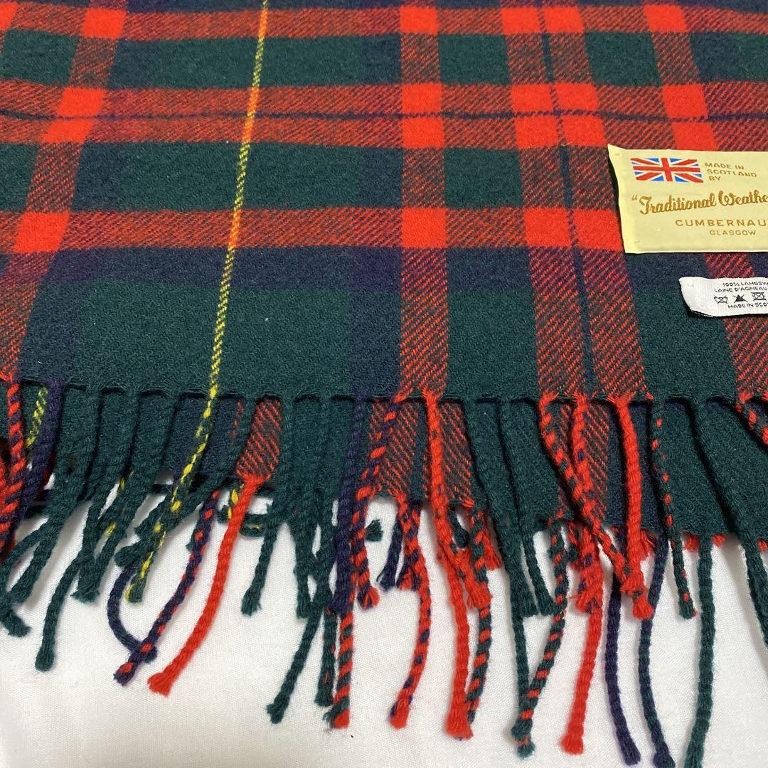 未使用 英国製 Traditional Weatherwear マフラー 大判 メンズ
