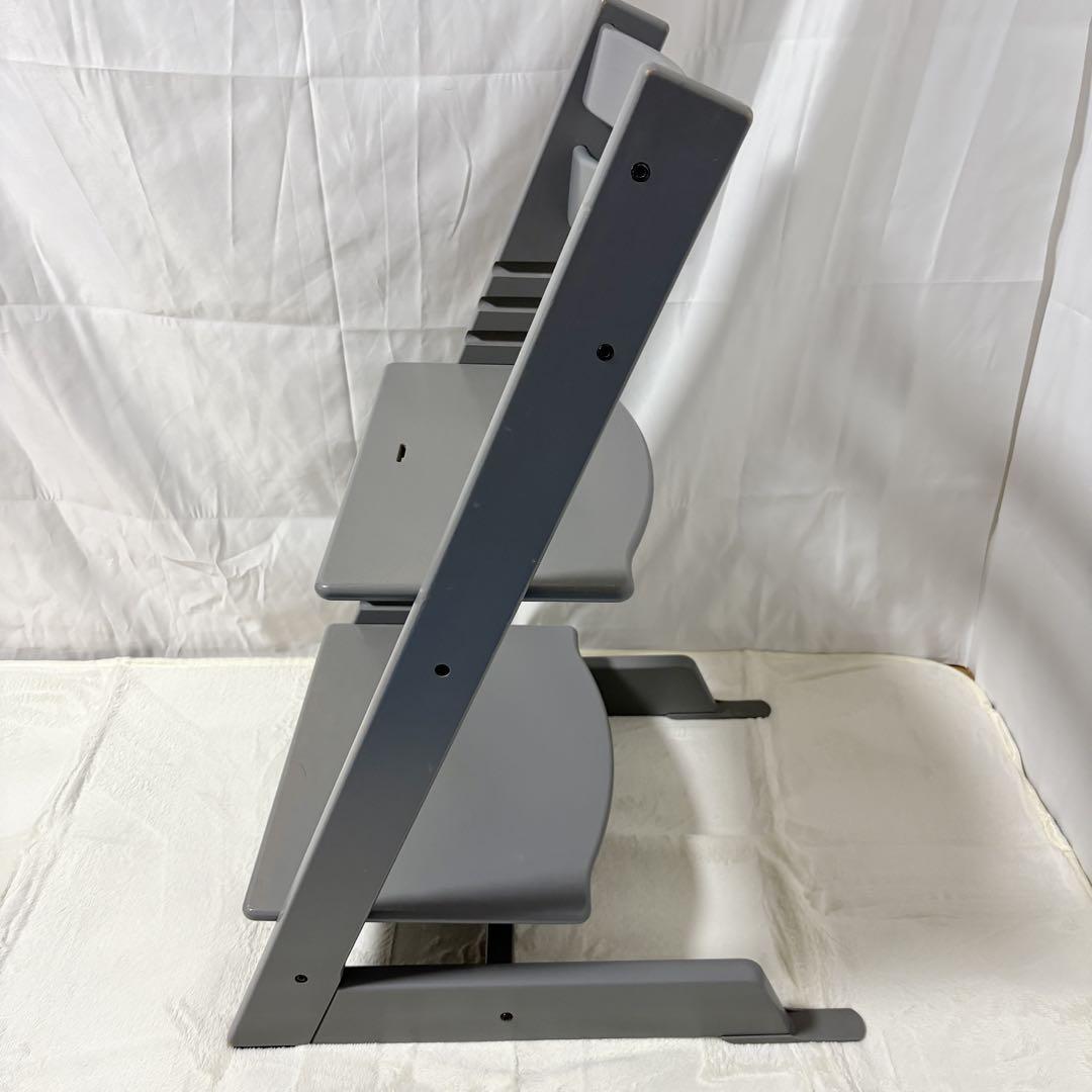【美品】STOKKE　ヘイジーグレーSN.4～　ベビーセット＆延長グライダー付 ストッケ トリップトラップ ベビーセット ヘイジーグレー STOKKE