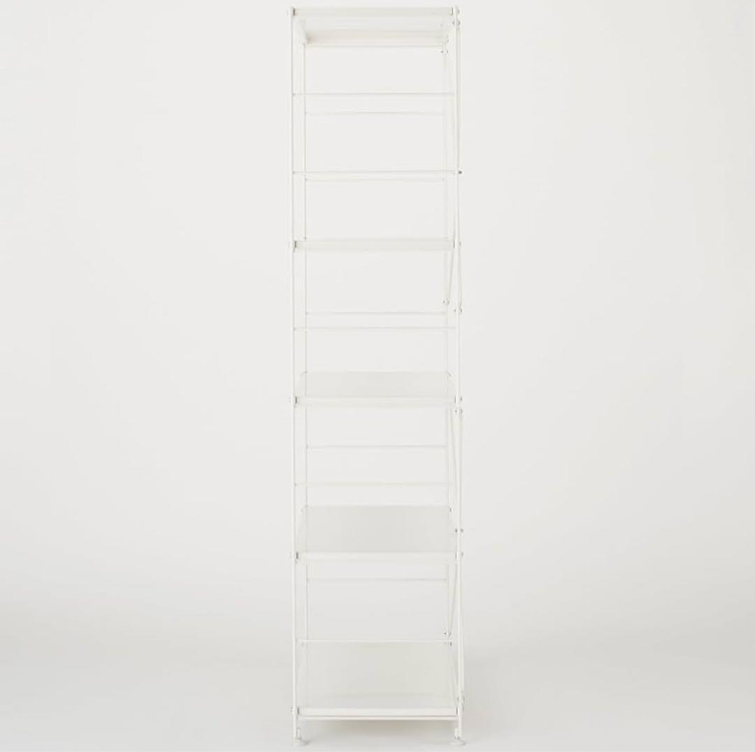 「引取優先」無印　スチールユニットシェルフ 大 5段 86×41×175cm