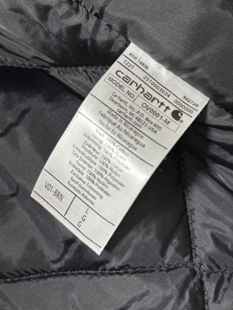 Carhartt ベージュ リラックスフィット ベスト L