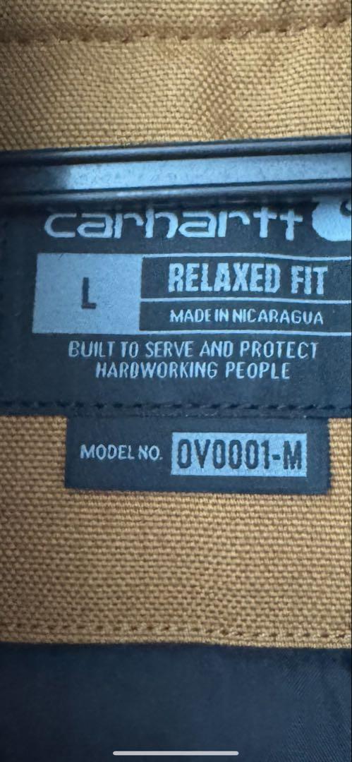 Carhartt ベージュ リラックスフィット ベスト L