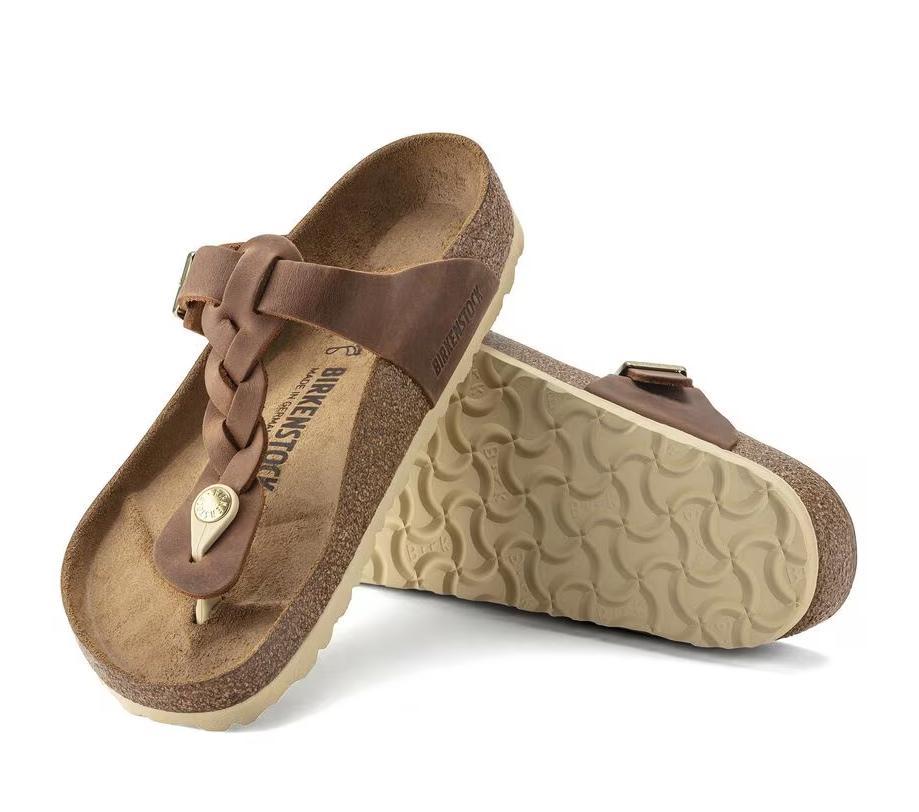 Birkenstock ブラウン トングサンダル 40 - メルカリ