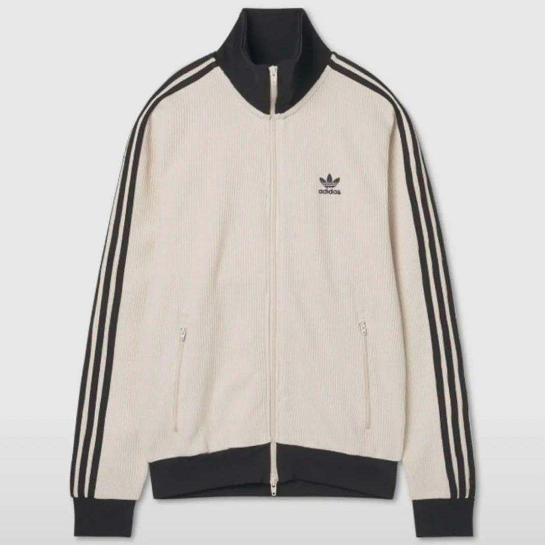 【新品】正規店購入adidas ワッフルトラックジャケット　L　ベッケンバウアー ADIDAS Q2 ワッフル ベッケンバウアー トラックジャケットHR3307