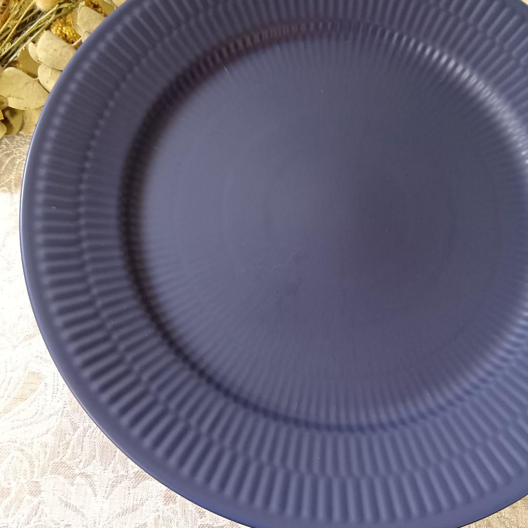 ロイヤルコペンハーゲン ブルーフルーテッド ネイビー プレート 27cm