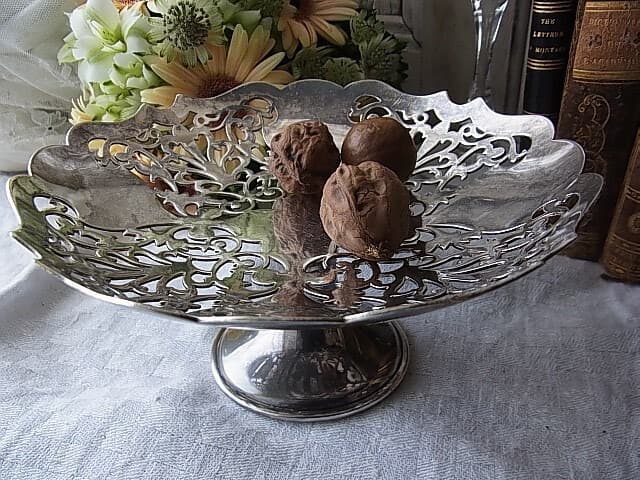 イギリス ヴィンテージ MAPPIN&WEBB シルバープレート コンポート