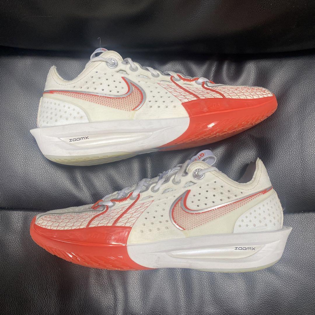 Nike GT Cut 3 バスケットボールシューズ ホワイト/レッド