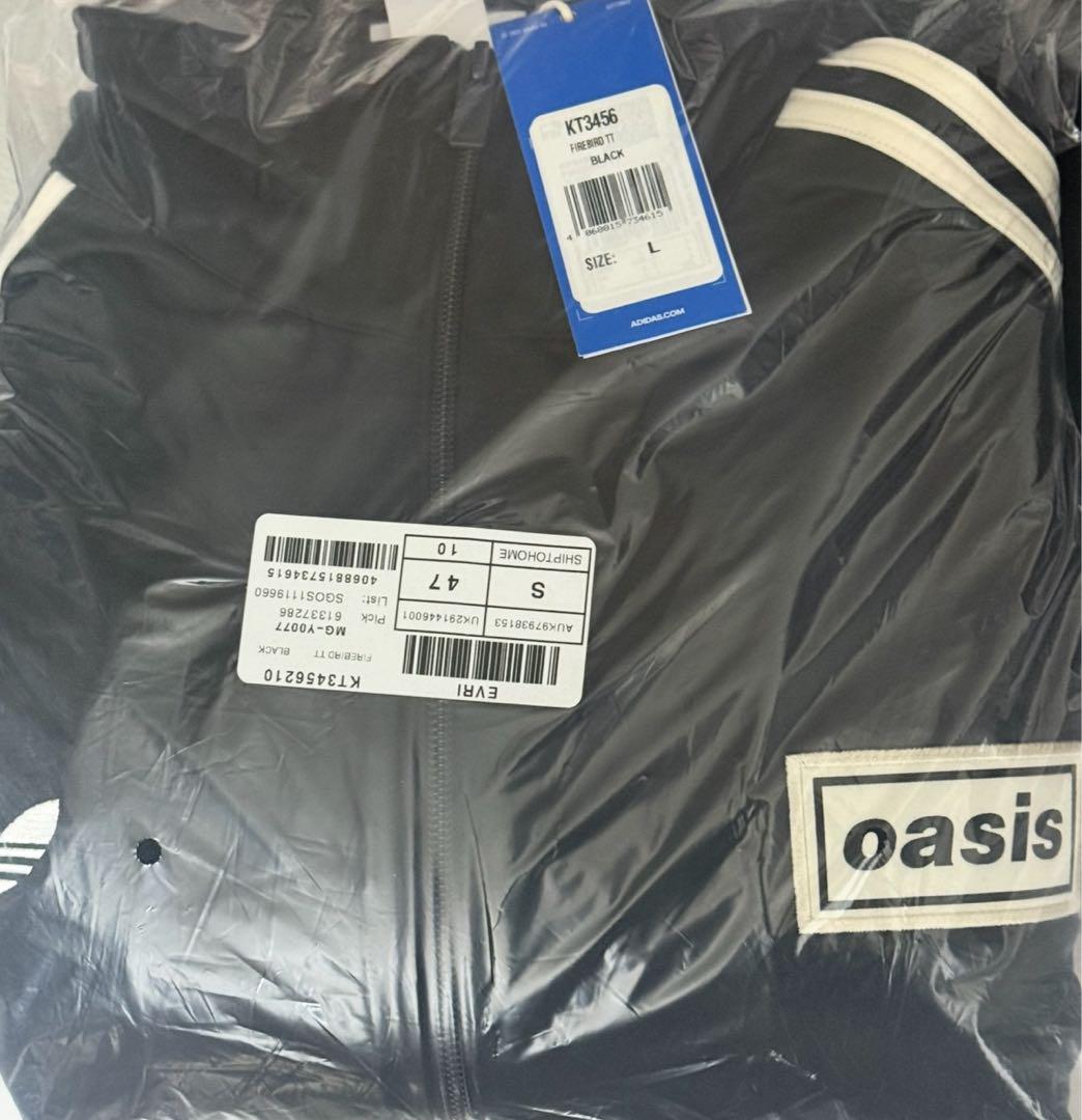Oasis x adidas コラボ ツアー トラックジャケット Black adidas トラックジャケット 黒ジャージ ＜一番人気＞ - メルカリ
