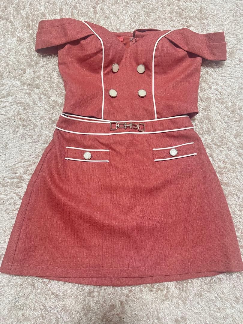 Princess by AngelR 赤いオフショルダードレス MM AngelR