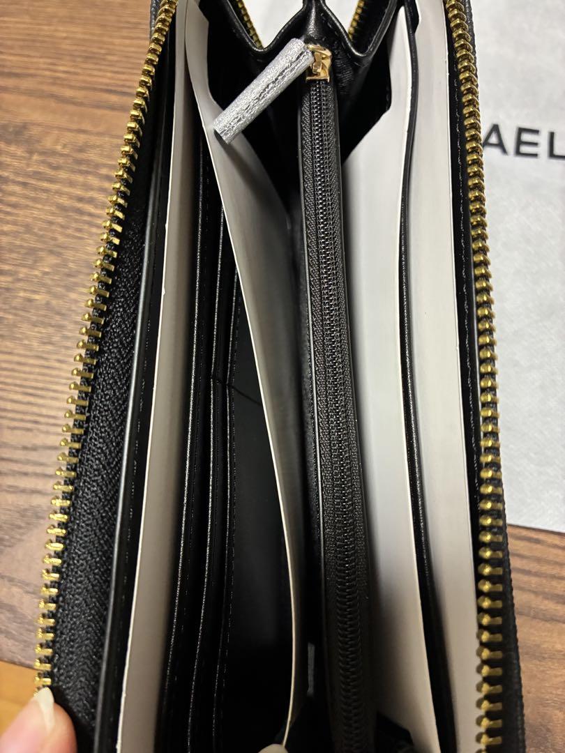 MICHAEL KORS JET SET TRAVEL ブラック長財布