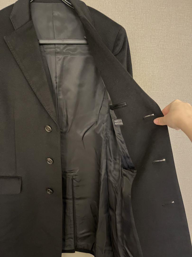 【A. W】BARNEYS NEW YORK カシミア　チェスターコー48