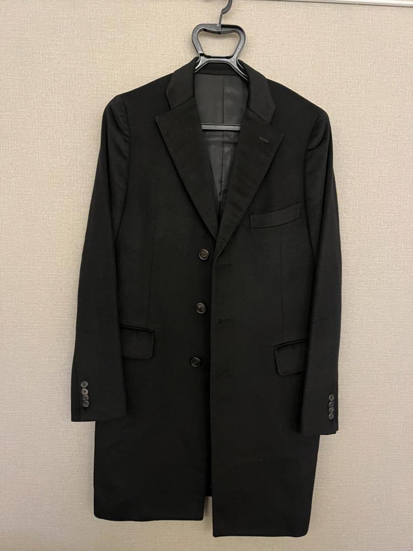 【A. W】BARNEYS NEW YORK カシミア　チェスターコー48