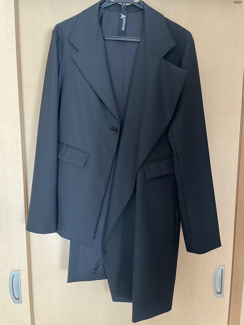 【50％OFF】 T/W Y Ground Gabardine Jacket Asymmetry ジャケット・アウター