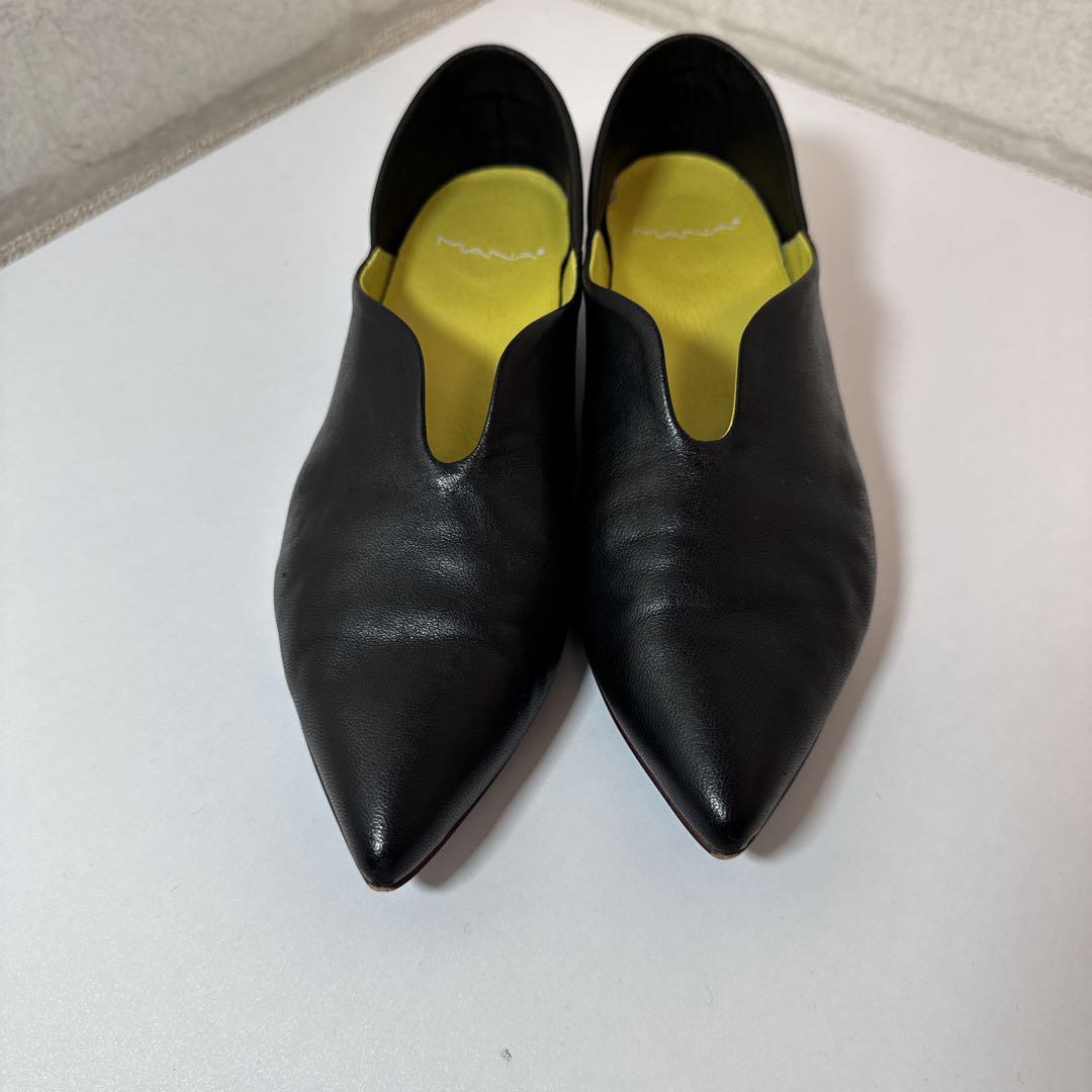 大人気モデル【良品】マナ　ふかふかバブーシュ　フラットパンプス