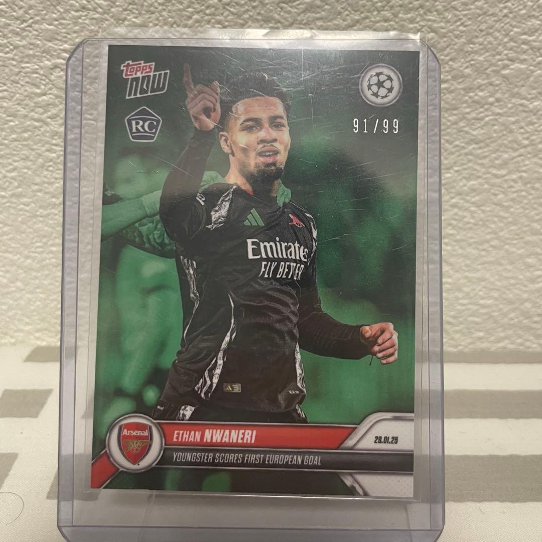 nwaneriルーキーカード 91/99 topps now