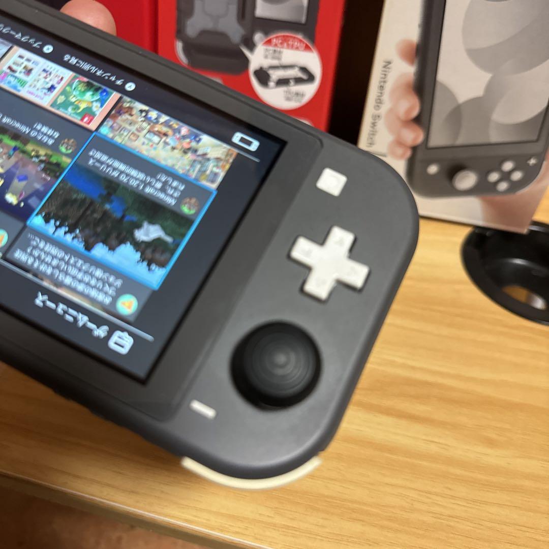 さい　NINTENDO SWITCH LITE グレー豪華セット