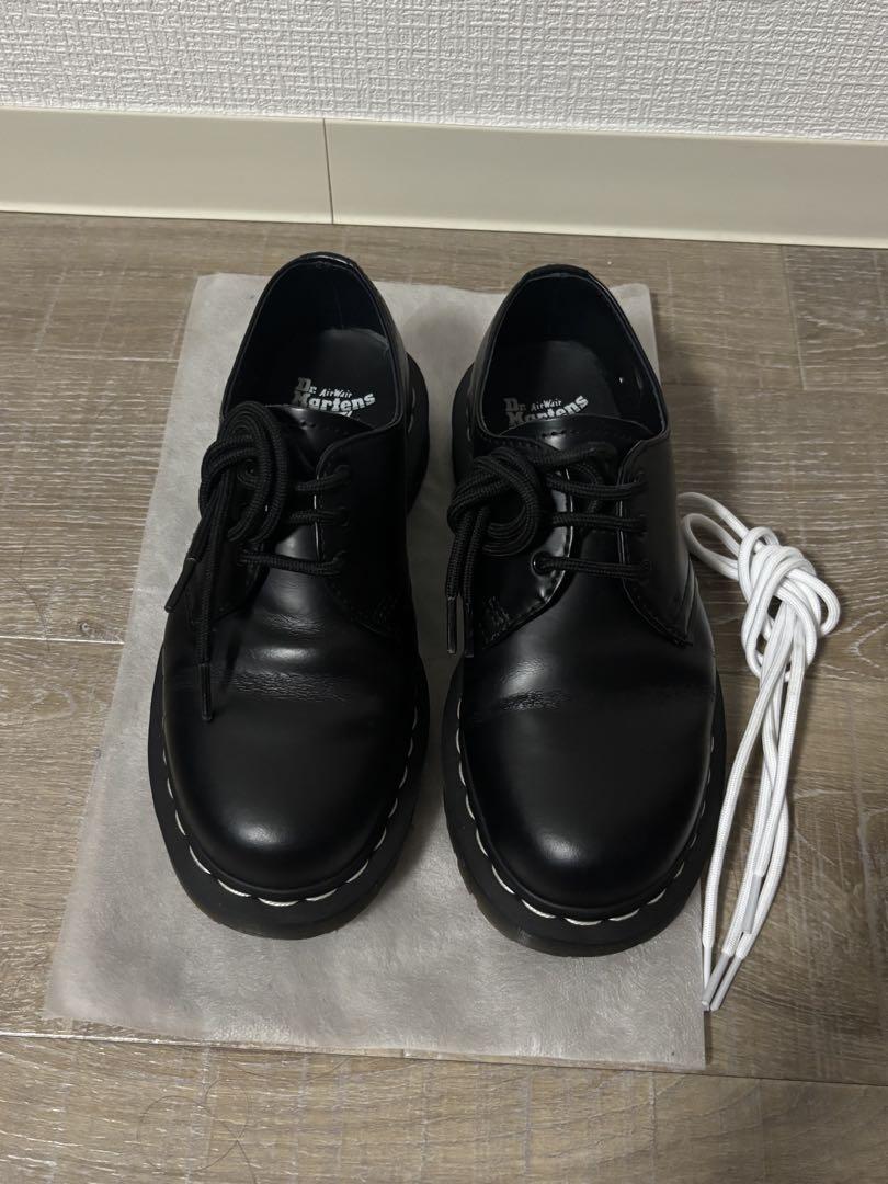 Dr.Martens 1461 ホワイトステッチ UK4 - メルカリ
