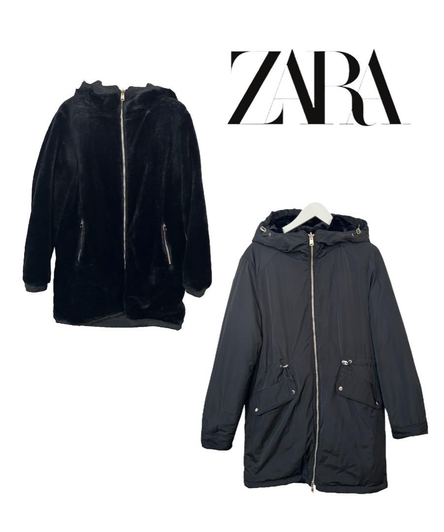 ZARA ザラ　ナイロン　リバーシブル　ジャケット　アウター　ふわふわ　完売品