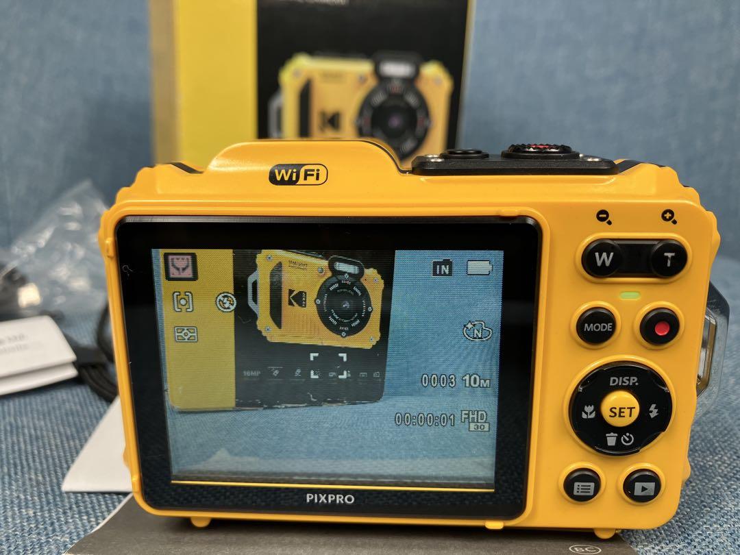 Kodak PIXPRO WPZ2 防水デジタルカメラ イエロー