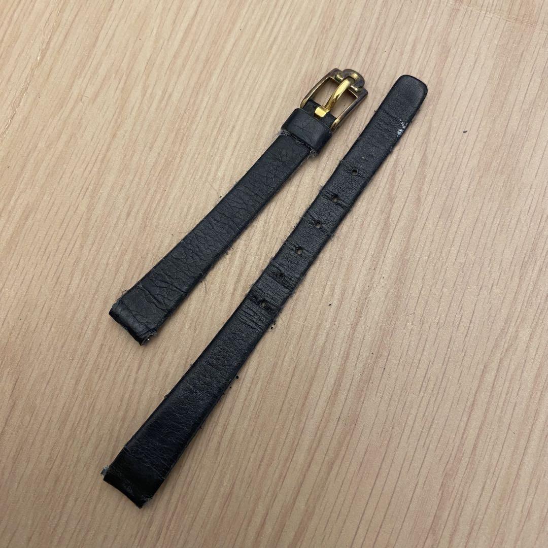 希少　オメガ　純正尾錠　付ベルト　10mm ブラック