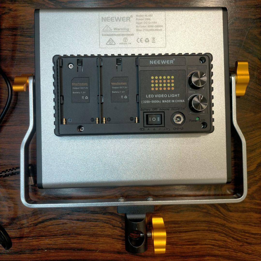 NEEWER 480 LEDライト スタンド付き