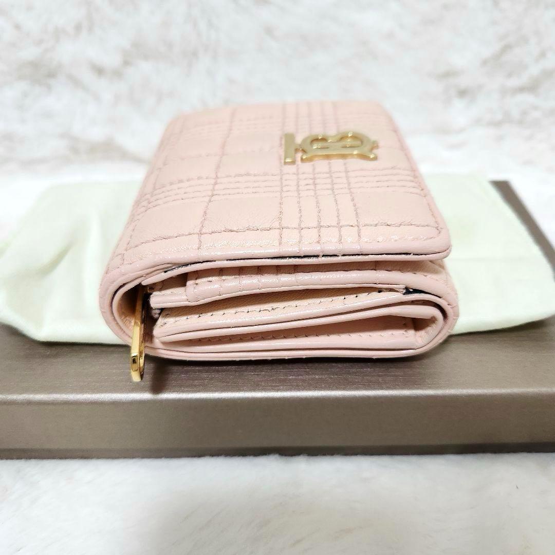 ✨美品✨バーバリー 折り財布 三つ折り キルティング BTロゴ