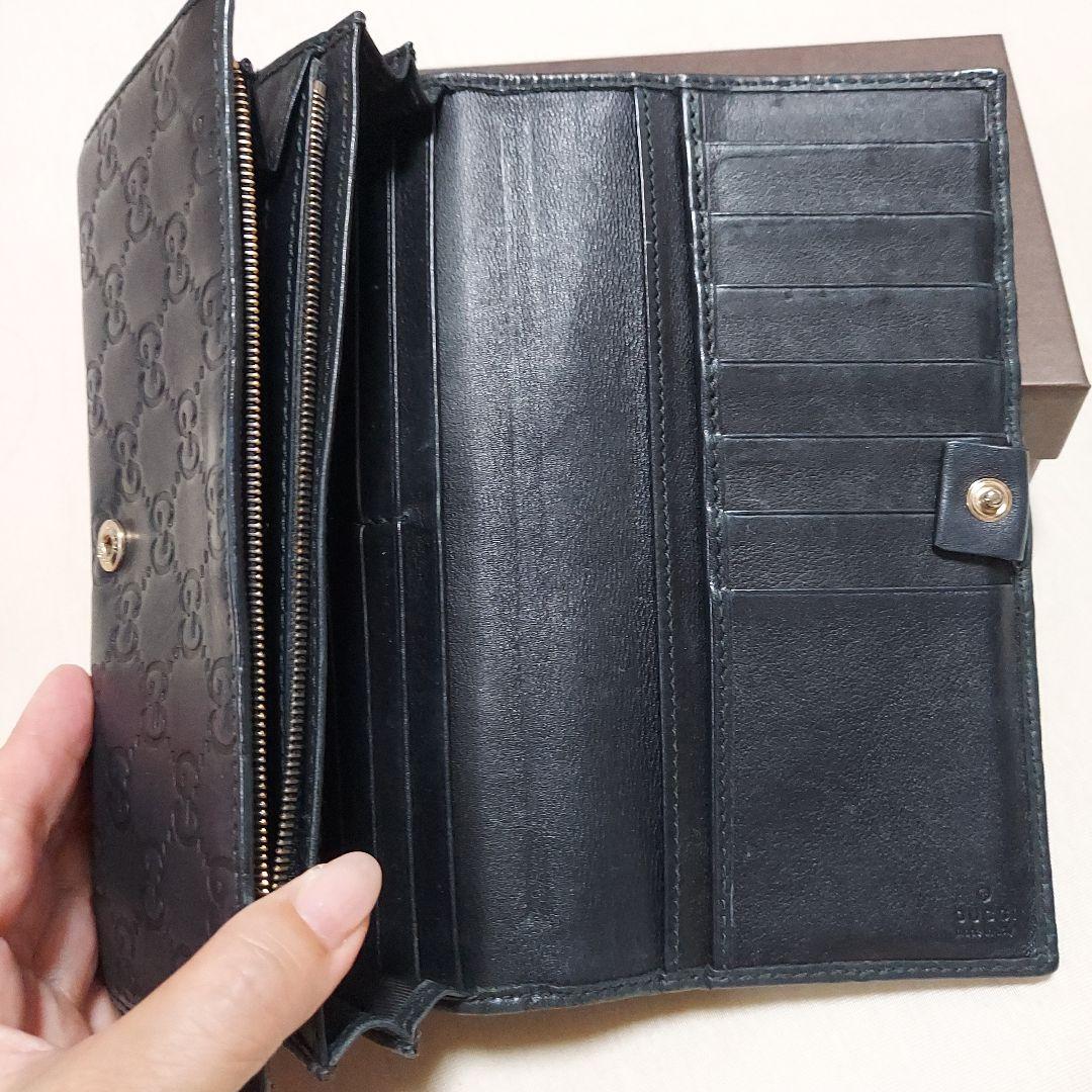 GUCCI 長財布 339XC7740 黒 レザー