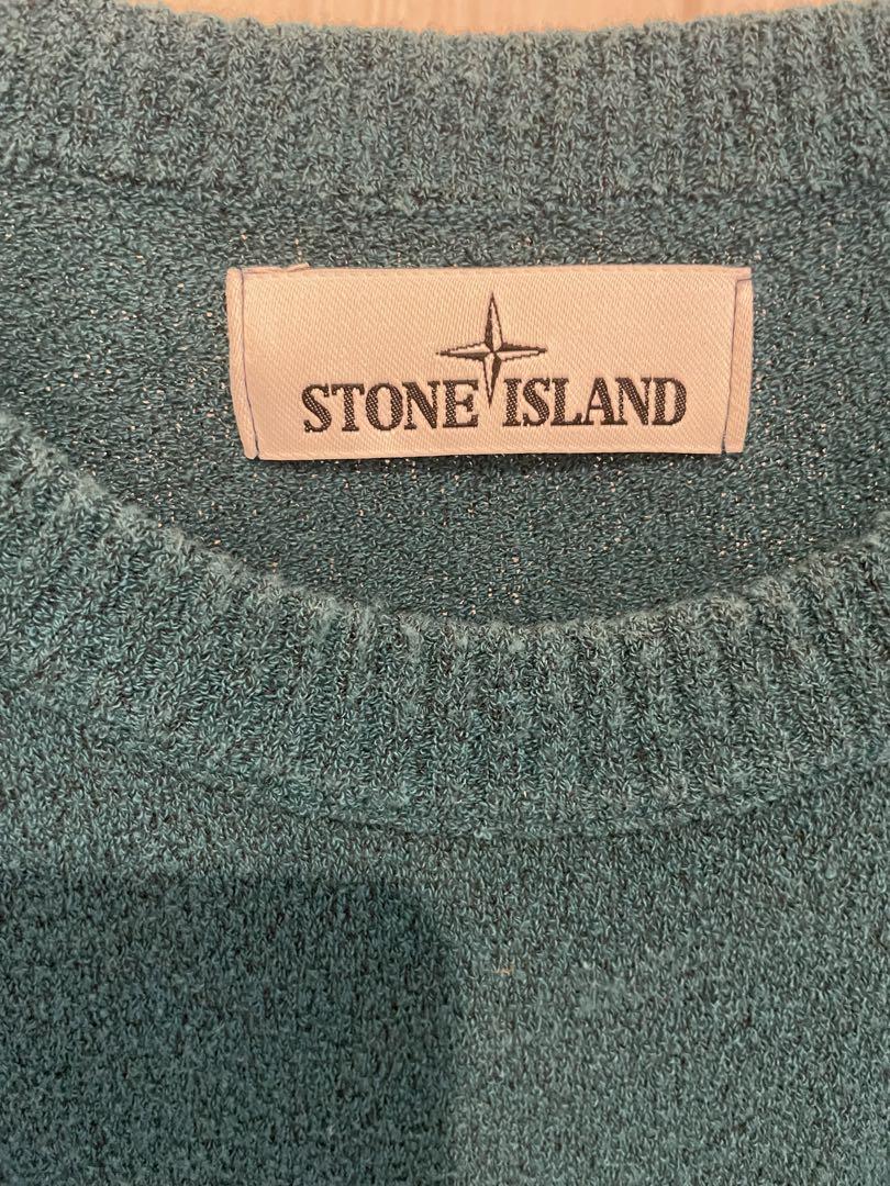 STONE  ターコイズ 長袖ニットセーター