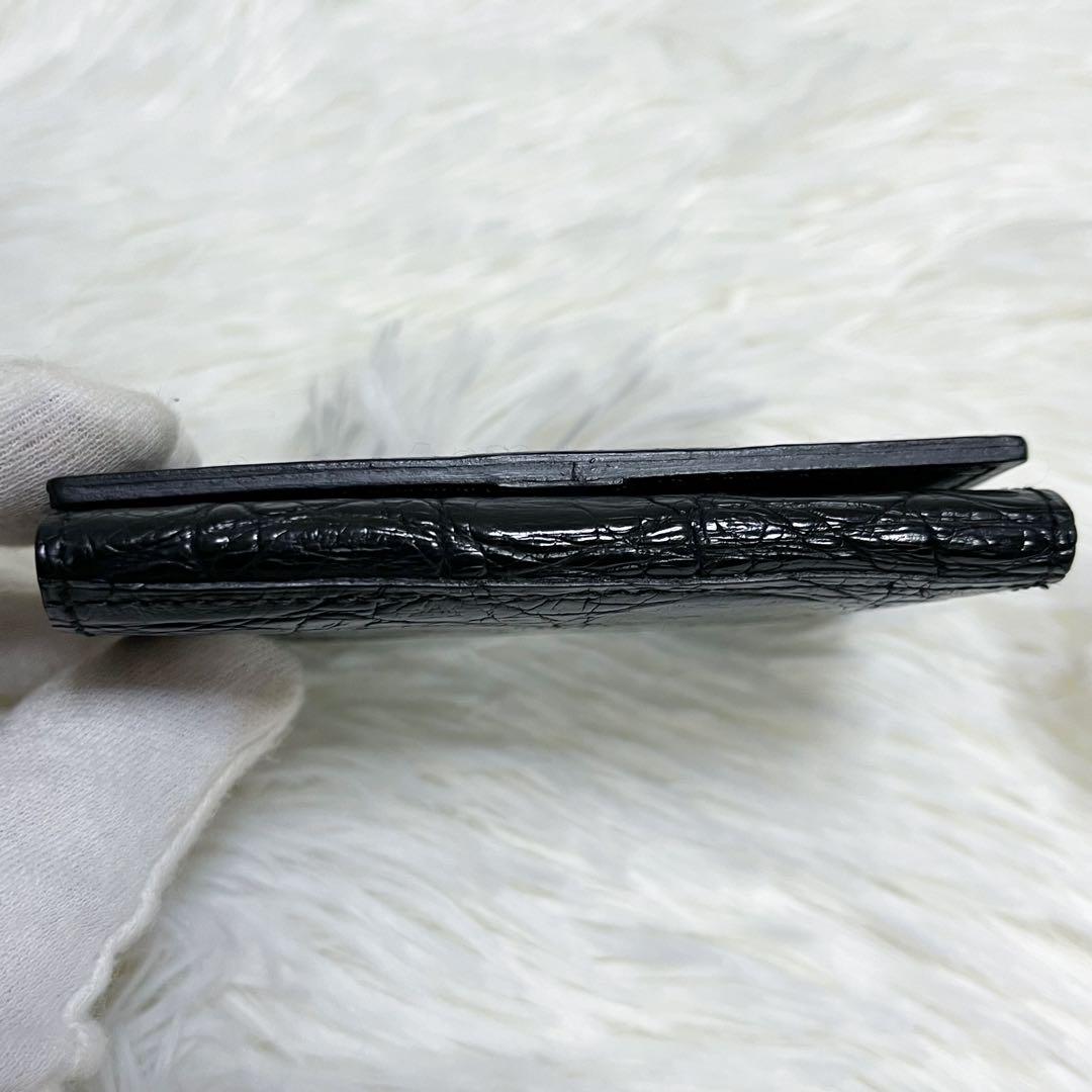 極美品 超希少 エムピウ 比留間工房 コラボ クロコ ストラッチョスペリオーレ