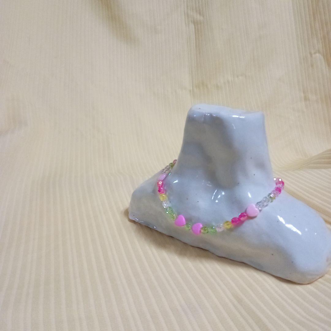 ビーズネックレス(15cm×11cm)ビーズブレスレット(4cm×4cm) 画像12