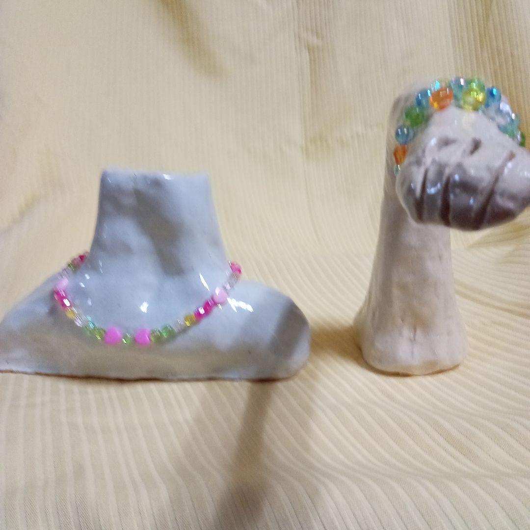 ビーズネックレス(15cm×11cm)ビーズブレスレット(4cm×4cm) 画像15