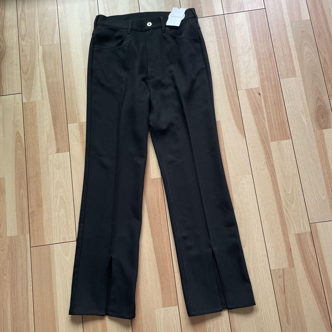新品 ラウンジドレス センタースリットパンツ 黒 M ブラック パンツ