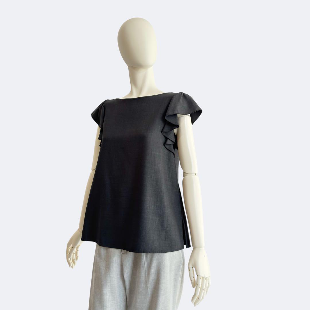 FOXEY NEWYORK フォクシーニューヨーク カットソー ダークグレー