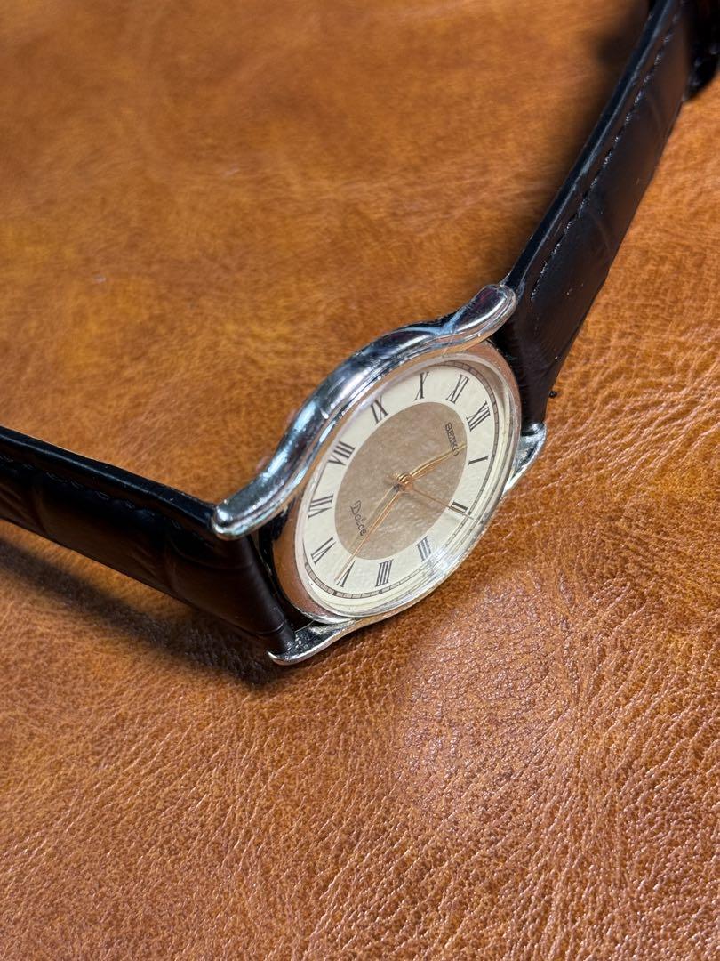A43 希少 稼動品 SEIKO DOLCE 80年代ヴィンテージ　ローマン