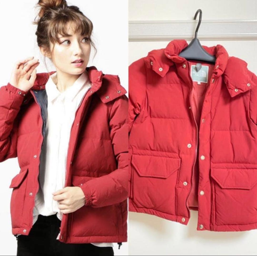 ノースフェイス ダウン レディース 赤 キャンプシエラ NDW91637 L THE NORTH FACE(ザノースフェイス) / キャンプシエラショート/NDW91637 