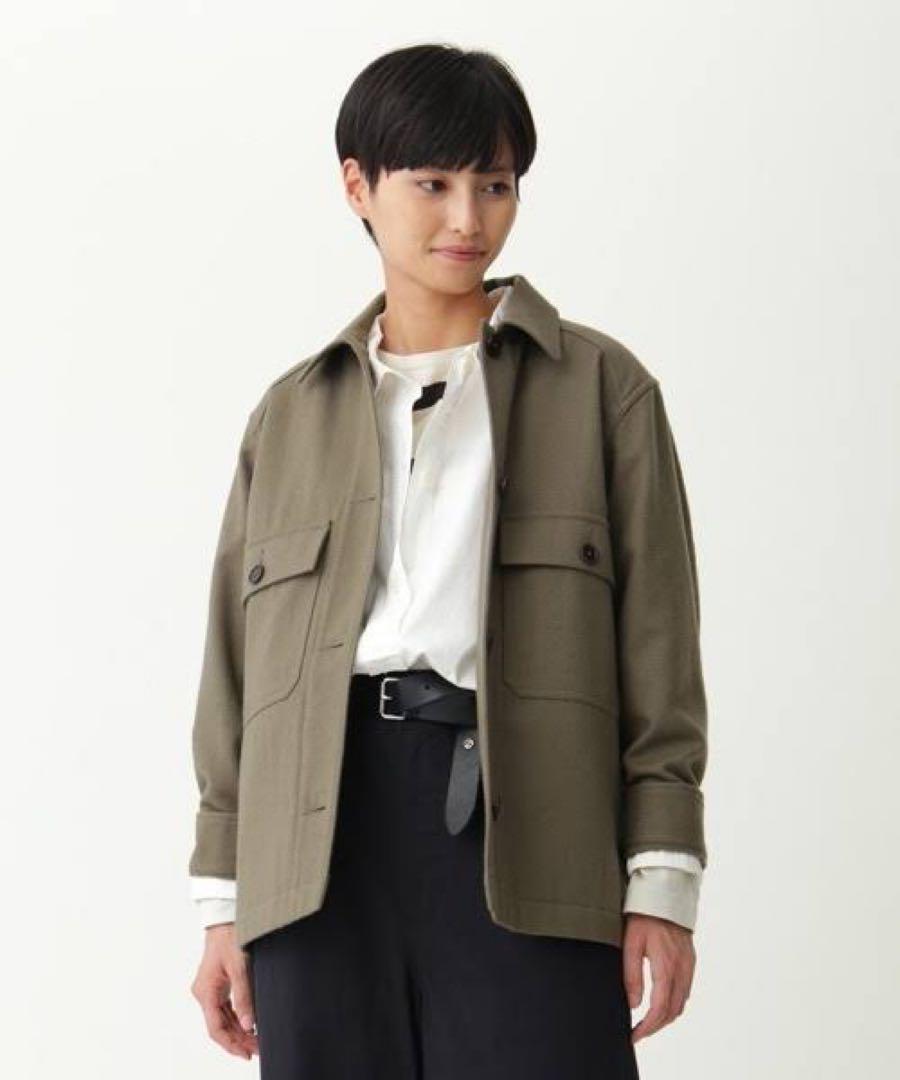 定価4.7万円 MHL. Wool Cotton Drill ブルゾン