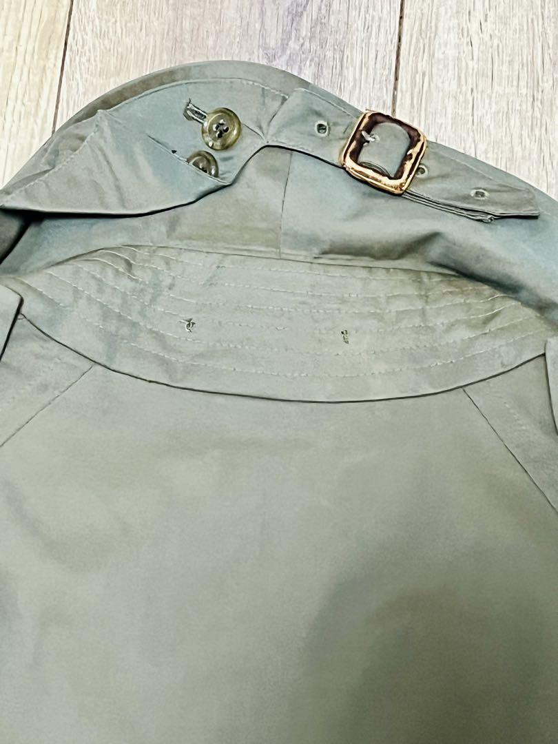 Burberry バーバリー　トレンチコート オリーブグリーン L
