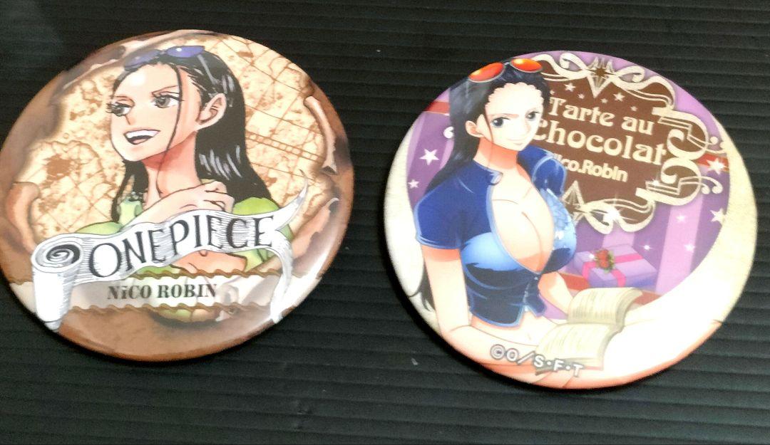 ONEPIECE ワンピース ニコ・ロビン バレンタイン缶バッジ - メルカリ