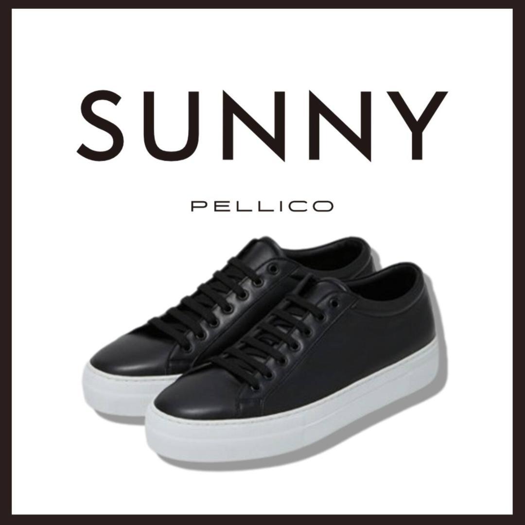 新品未使用 ペリーコ サニー スムースレザー スニーカー ブラック 28.5cm