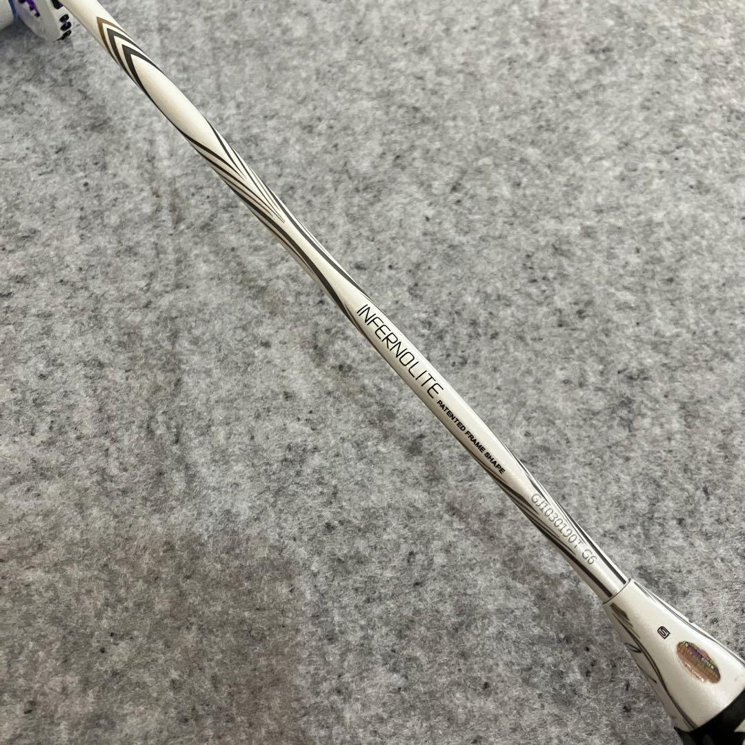【美品】ゴーセン バドミントンラケット インフェルノライト 3点セット