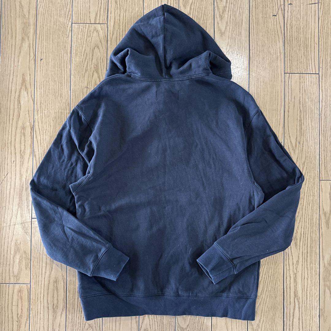 JORDAN ジョーダン パーカー 黒 Lサイズ 刺繍ロゴ スウェット 古着 AIR JORDAN プルオーバーパーカー スウェット 古着 黒 Lサイズ
