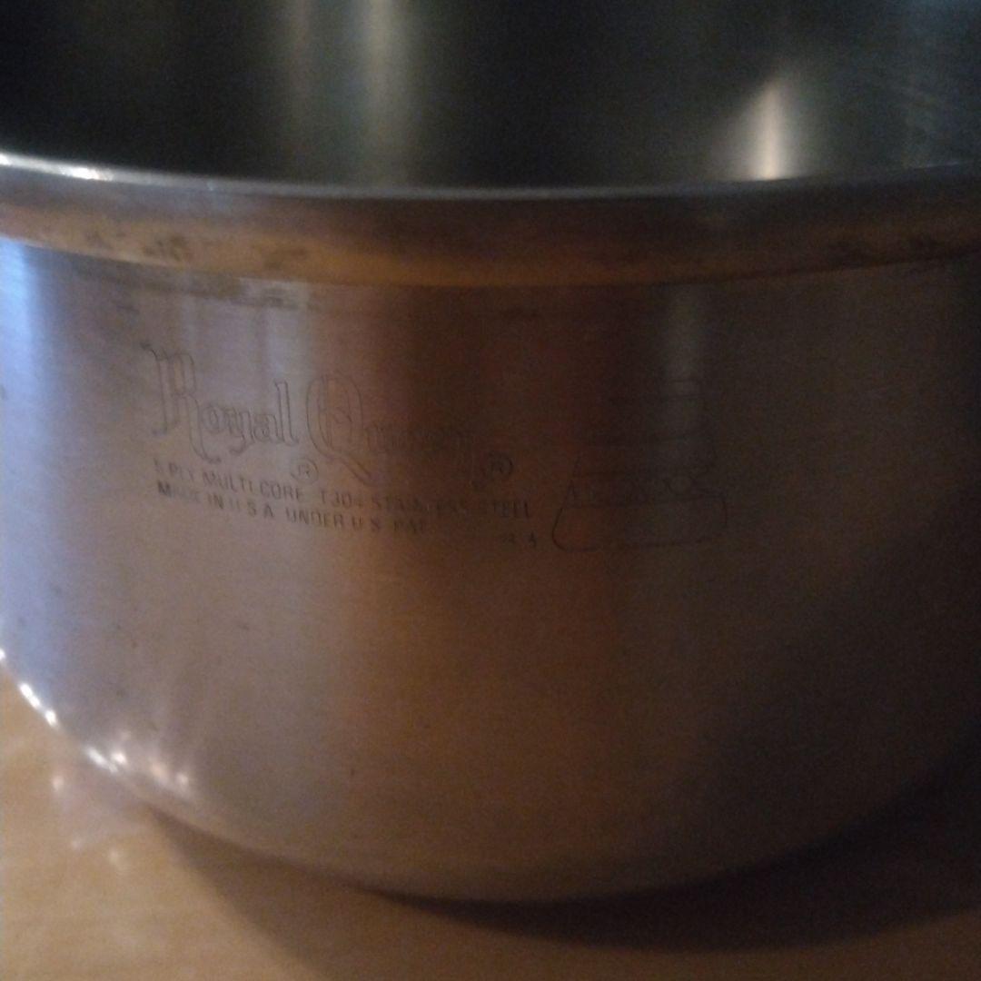 ロイヤルクイーン3コート　used品 両手鍋ガス専用 IH非対応