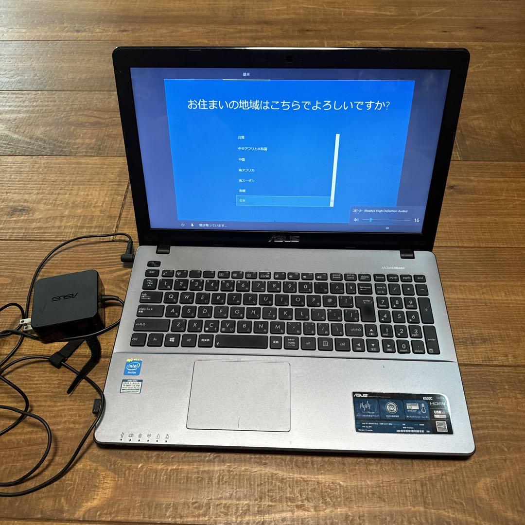 ノートパソコン ASUS K550c by メルカリ